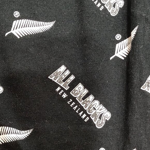 Cotton On Kids Girls 3 All Blacks Rugby Dress Black White Logo Print New Zealand - Picture 3 of 7